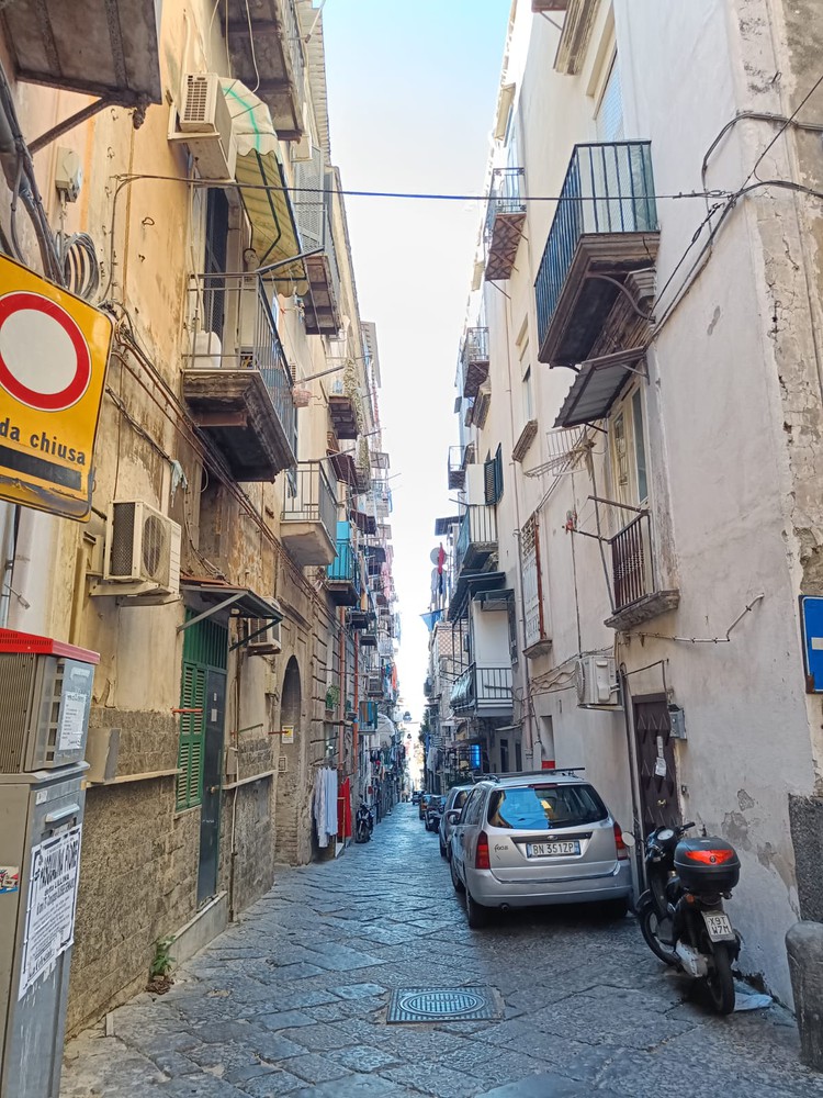 Narrow lane.