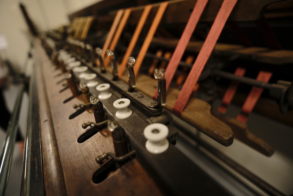 Historic machinery.